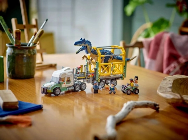 Lego Jurassic World - Camion da trasporto Allosauro