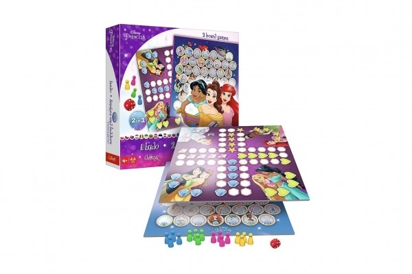 Gioco 2 in 1 Ludo / Serpenti e Scale, Principesse Disney