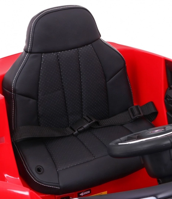 BMW 6 GT Auto a batteria rosso + telecomando + partenza lenta + EVA + cinture + LED MP3