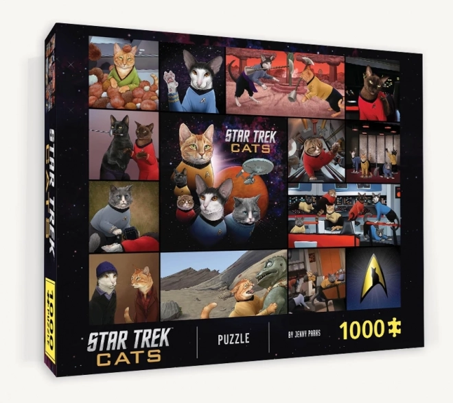 Puzzle Star Trek gatti 1000 pezzi