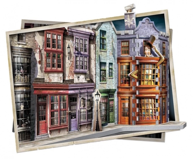 Puzzle 3D Diagon Alley di Harry Potter di Wrebbit