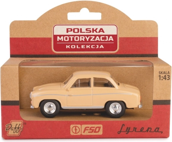 modello auto Syrena 104 in scala 1:43 – beige