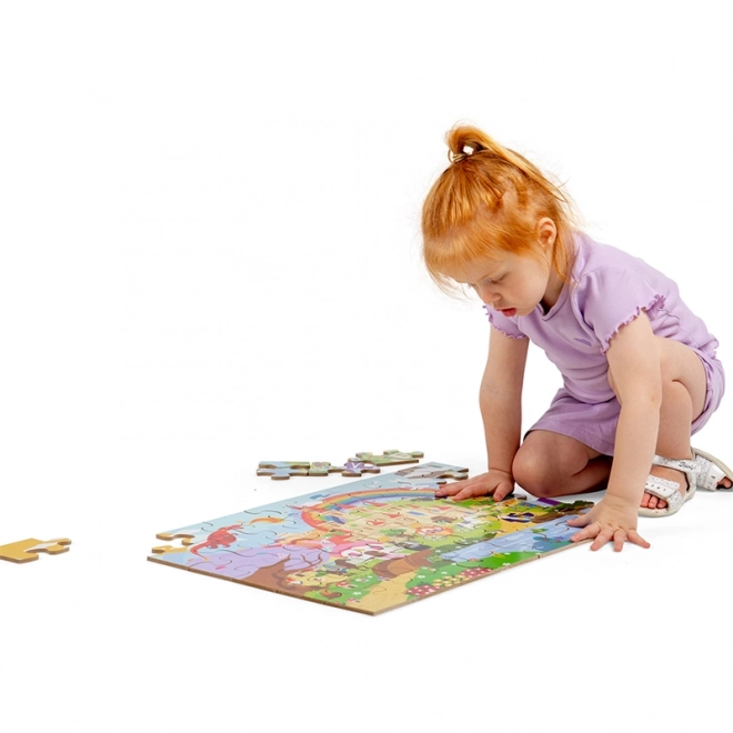 Puzzle Bigjigs Toys mondo magico