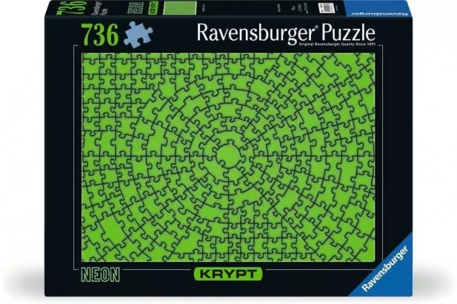 Puzzle Krypt Neon Verde