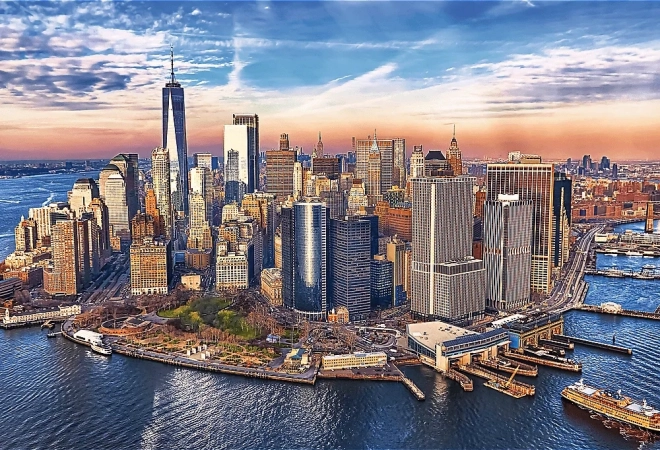 Puzzle Trefl UFT: Paesaggio urbano di Manhattan, New York