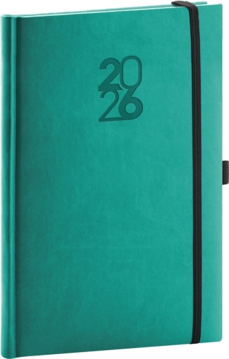 Agenda settimanale Notique Aprint Top 2026 turchese 15 x 21 cm