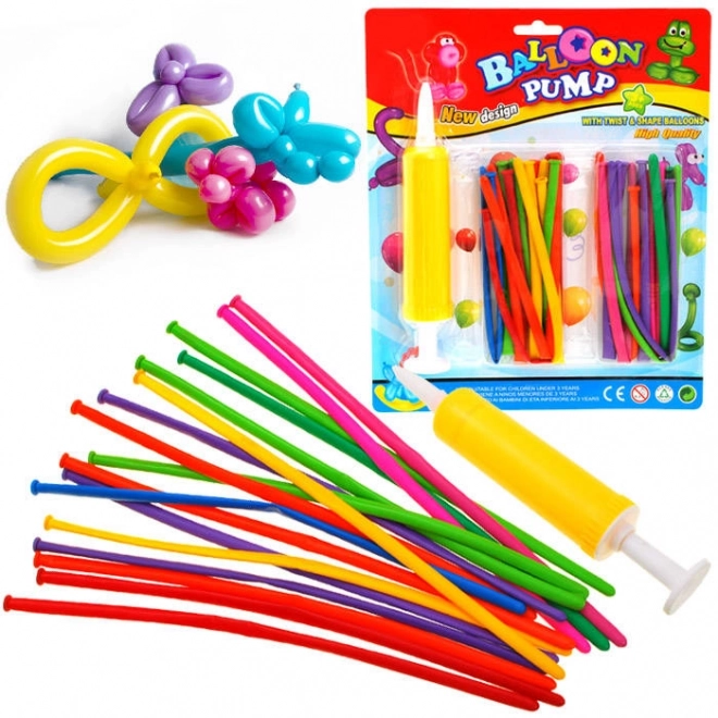 Balloon modeling kit con pompa