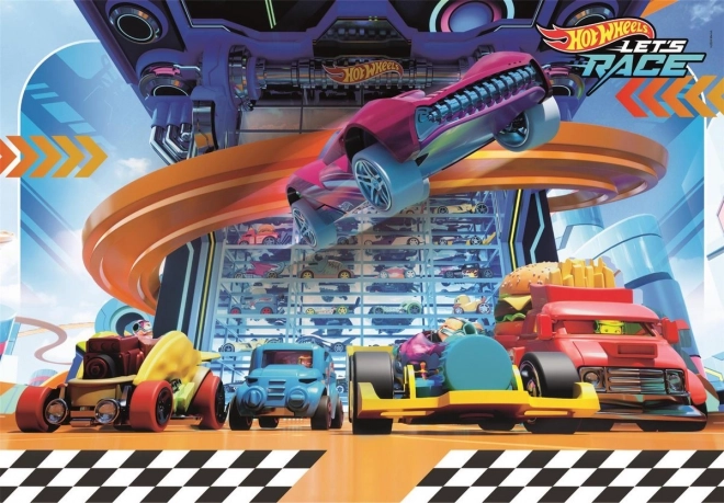 Puzzle HOT WHEELS Clementoni con 104 Pezzi