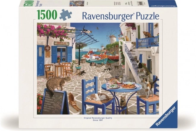 Puzzle Gatti a Mykonos 1500 pezzi