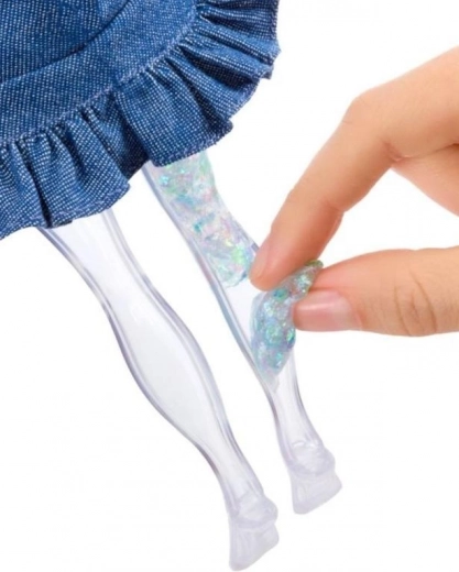 Gambe trasparenti magiche da riempire