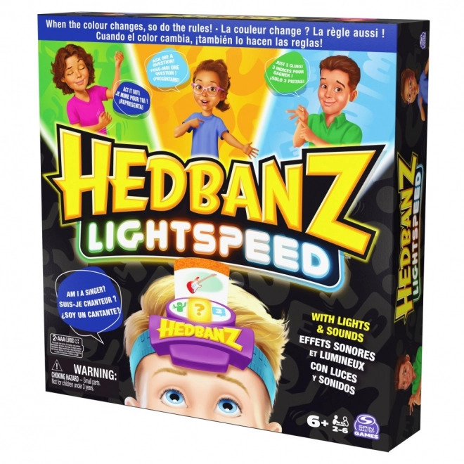 Hedbanz Lightspeed: Gioco di Indovinelli Velocissimo