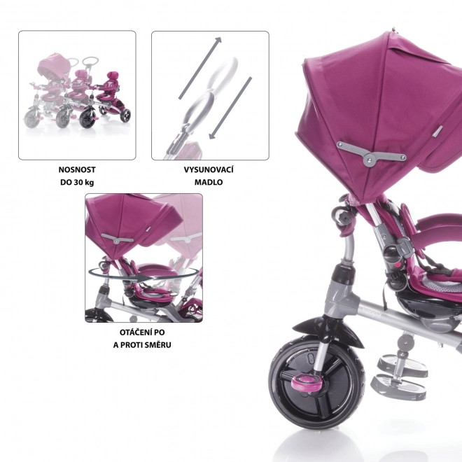 Triciclo CitiGo Mulberry Rosa