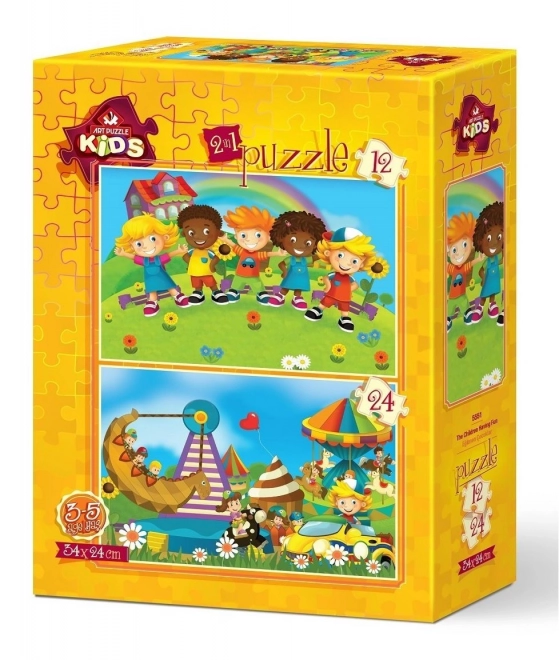 Puzzle bambini ART PUZZLE 12+24 pezzi