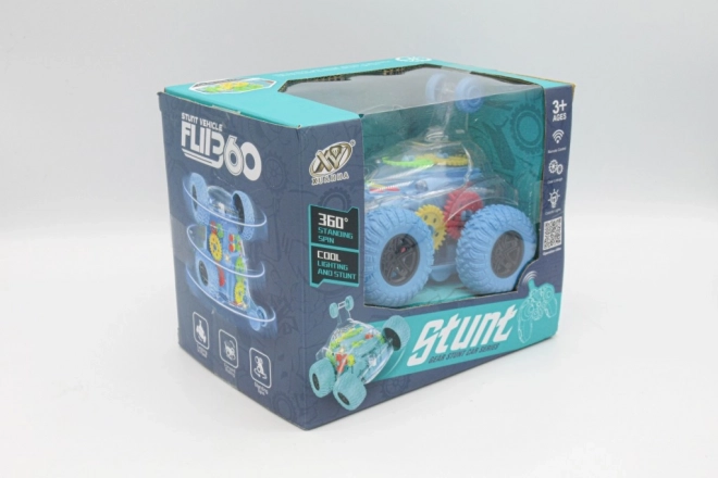 Auto RC Trasparente Verde con giochi di luce