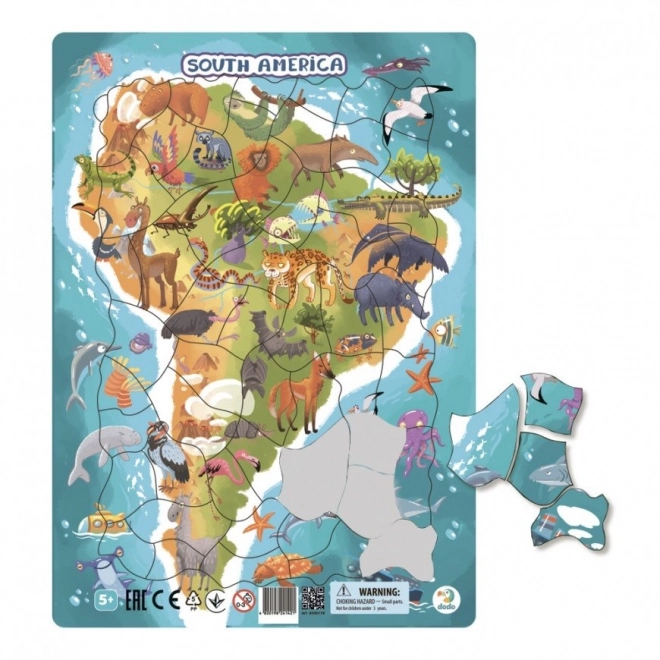 Puzzle Animali del Sud America DODO 53 pezzi