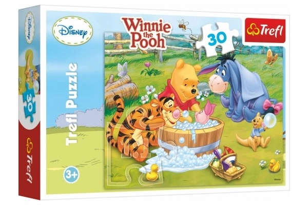 Puzzle 30 pezzi Winnie the Pooh Bagnetto di Pimpi