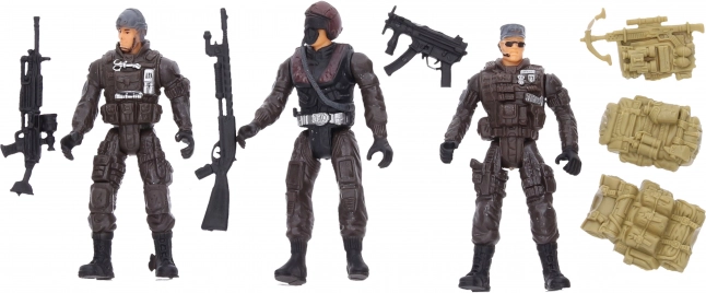 Set di figure di soldati con accessori