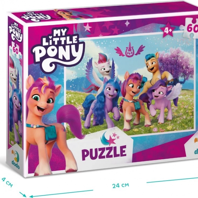 Puzzle DODO My Little Pony nel prato magico 60 pezzi