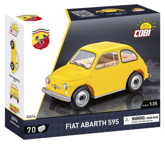 Modello Fiat Abarth 595 con blocchi di costruzione