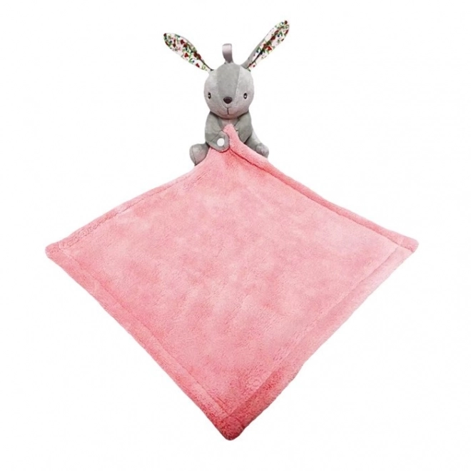 Asciugamano con coniglietto rosa 35x35 cm