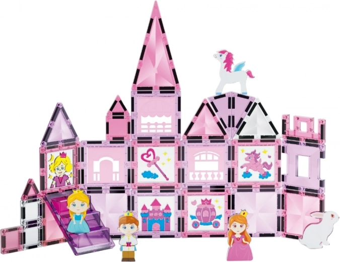 Castello magico e personaggi fiabeschi