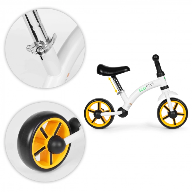 Bicicletta senza pedali per bambini ECOTOYS nera