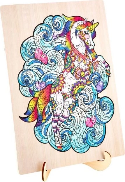 Puzzle sagomato unicorno magico 130 pezzi