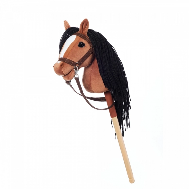 Cavallino su bastone Hoppihorse marrone