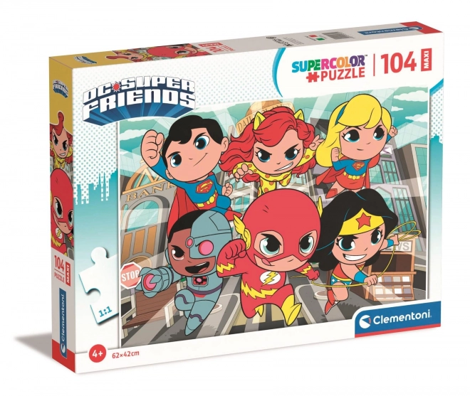 Puzzle Maxi 104 Pezzi - DC Super Friends