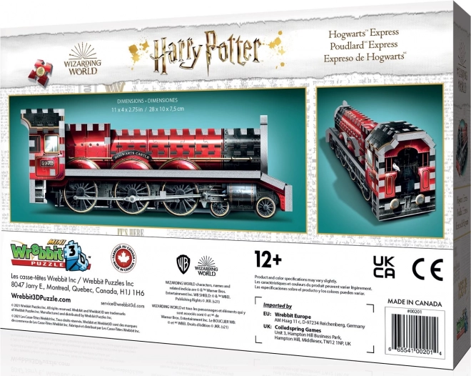 Puzzle 3D Harry Potter Espresso di Hogwarts