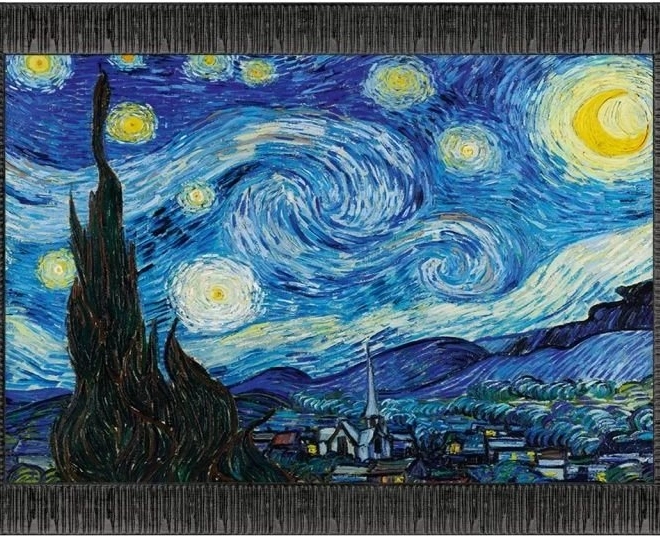 Puzzle Notte Stellata con cornice e colla 3 in 1