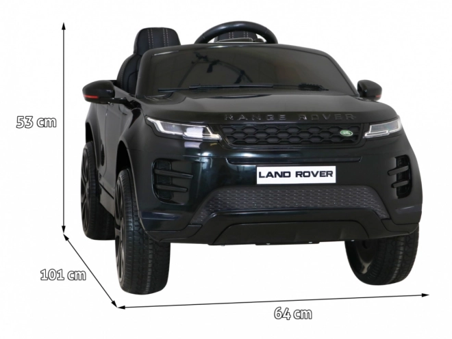 Auto elettrico Range Rover Evoque nero