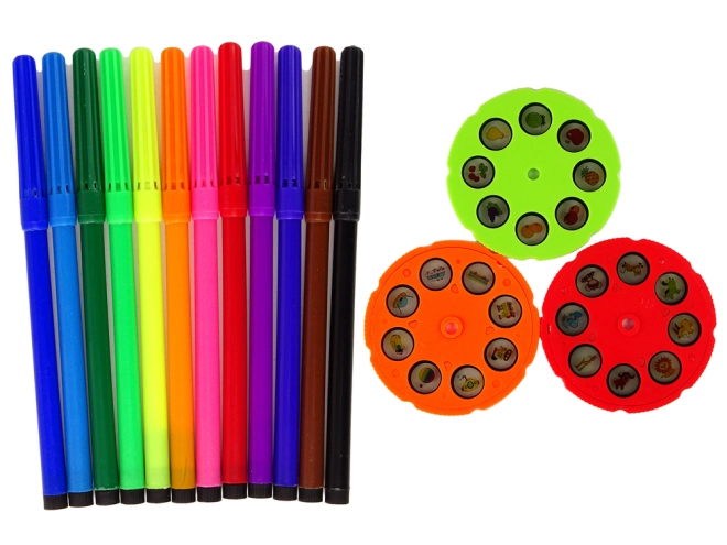 Set di pennarelli colorati