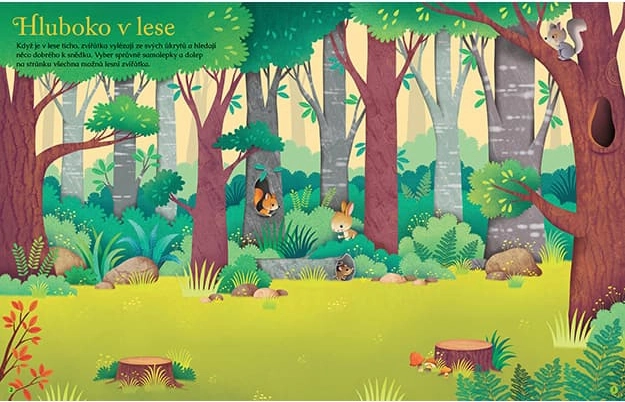 Libro di adesivi Natura
