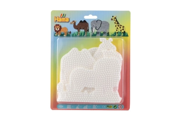 Podložka per Perline da Stirare Hama MIDI Elefante, Giraffa, Leone, Cammello Plastica