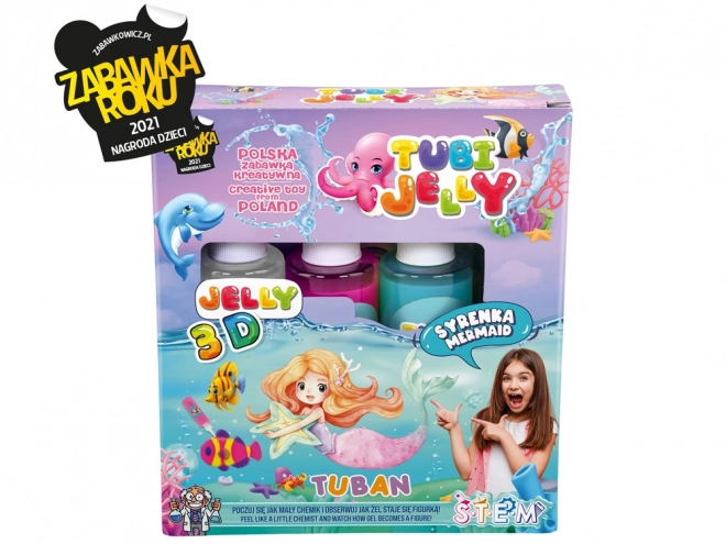 Set Tubi Jelly 3 colori - Sirena