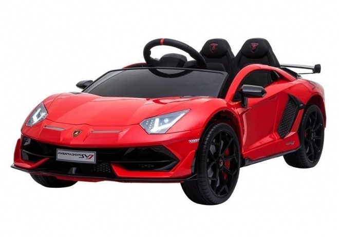 Auto elettrico per bambini Lamborghini Aventador rosso