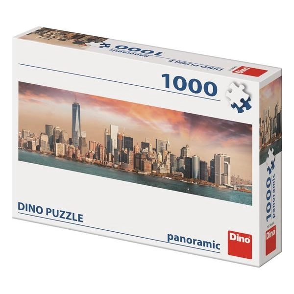 Puzzle panoramico Manhattan al tramonto 1000 pezzi