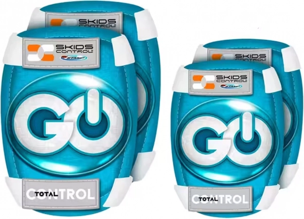 Set completo di protezioni per bambini blu