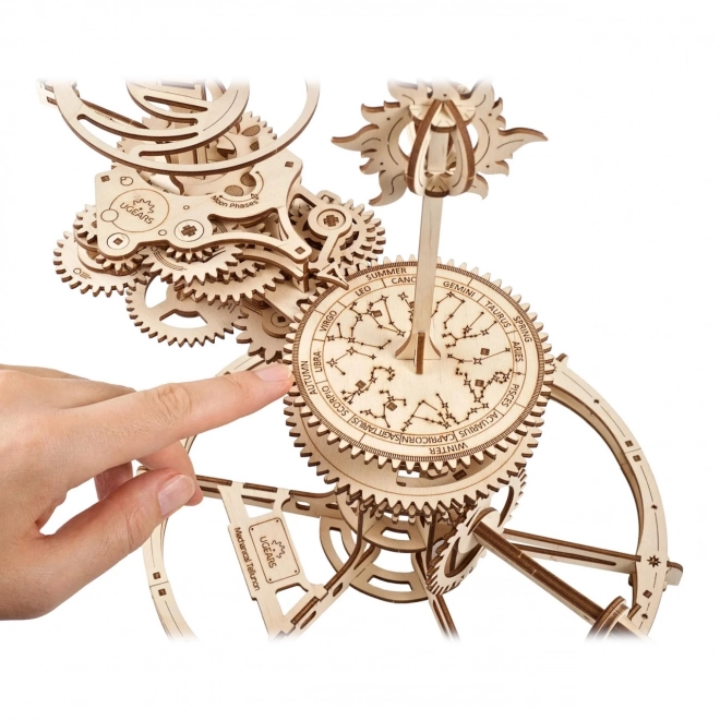 Puzzle Meccanico 3D in Legno Tellurium di Ugears