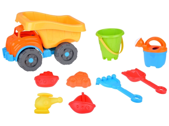 Set da spiaggia completo con utensili e formine