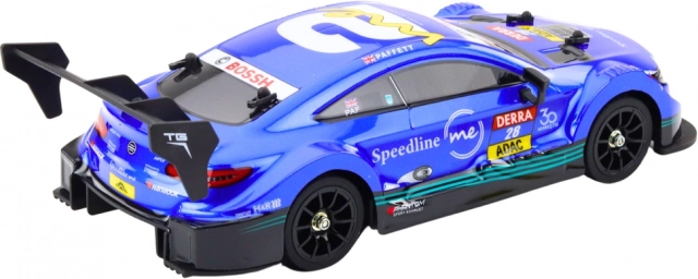 Auto da corsa RC per drift blu 30 km/h 1:16