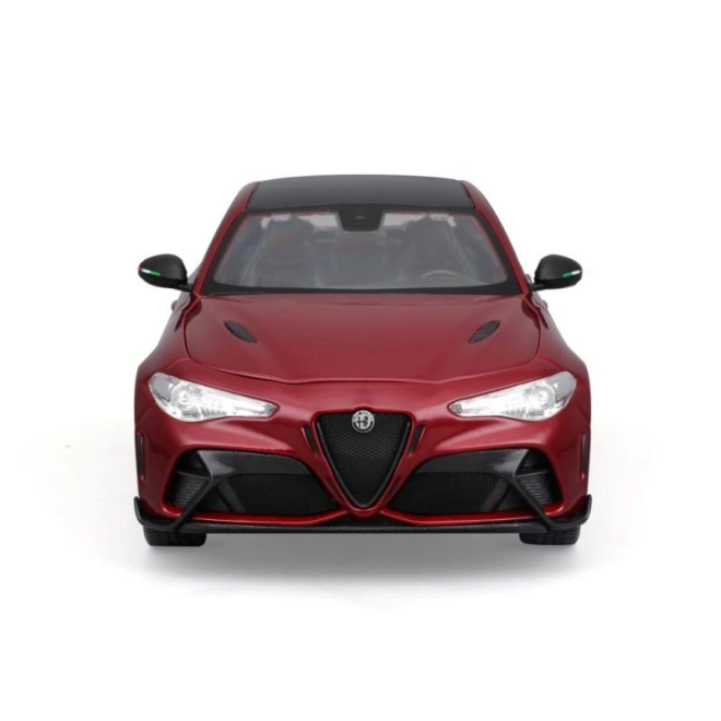 Modello in metallo Alfa Romeo Giulia GTAm in rosso metallizzato