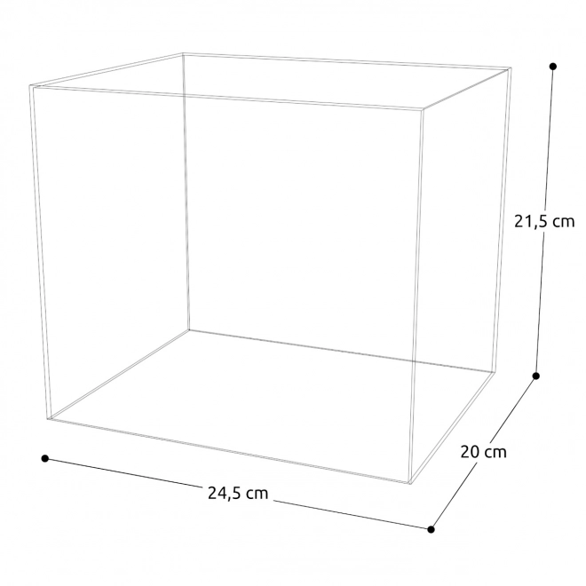 Copertura in plexiglass per modelli in miniatura di RoboTime