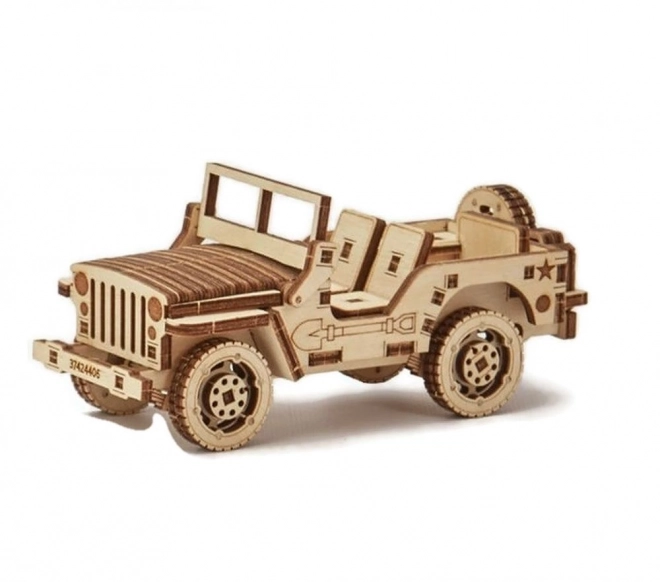 Puzzle 3D in legno Jeep