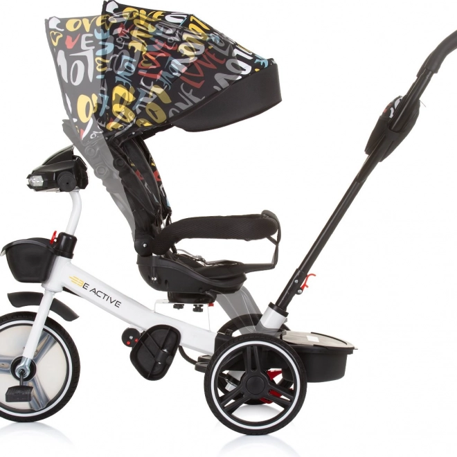 Triciclo con tettoia 2 in 1 Be Active Love