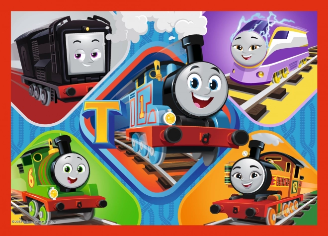 Puzzle 4 in 1 Thomas la Locomotiva