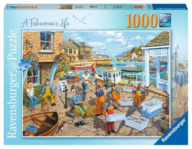 Puzzle Ravensburger vita da pescatore 1000 pezzi