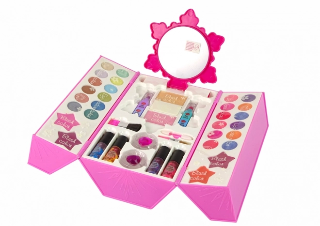 Set Bellezza Borsa Rosa Trucco