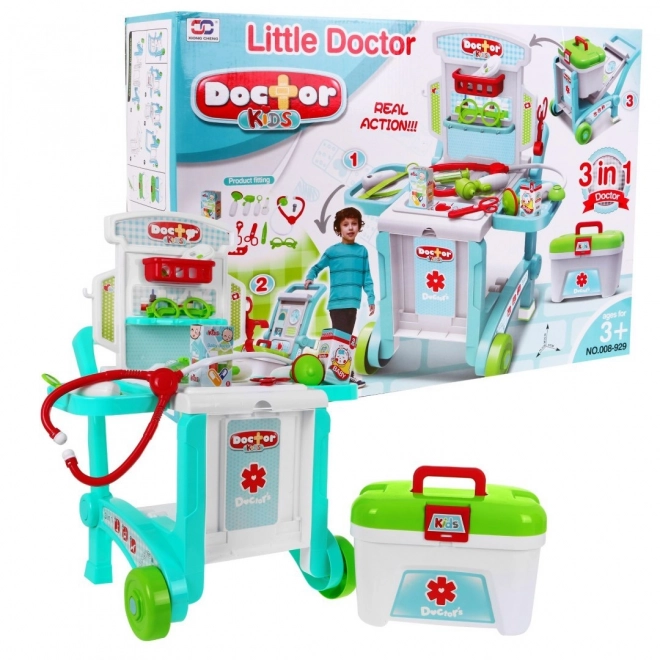 Set medico portatile 3 in 1 per bambini